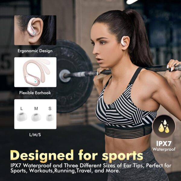 Wireless Earbuds, Sports Bluetooth Headphones, Ear Buds with...