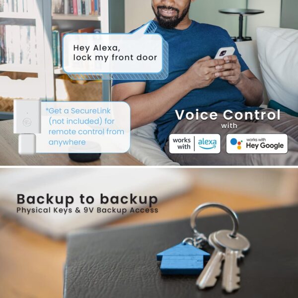 719IRQLW0jL._AC_SL1500_.jpg Lockly Smart Lock Model 7S, Bluetooth Smart Door Lock, Keyle...