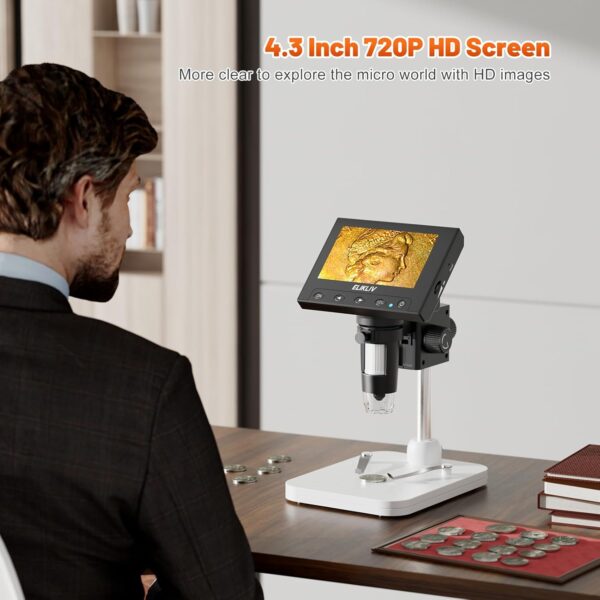 719Wr3HxQmL._AC_SL1500_.jpg Elikliv Microscope, LCD Digital Coin Microscope 1000x, Coin ...