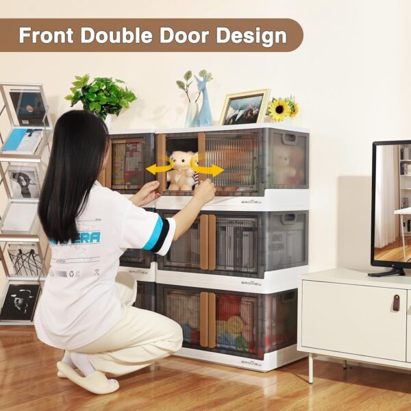 719ly7x782L._AC_SL1500_.jpg 4Pack 400QT Total Plastic Storage Bins With Lids, 100Gal Tot...