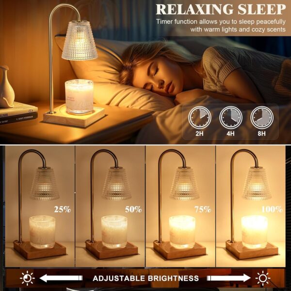 Hong-in Candle Warmer Lamp with Timer Dimmer,Mothers Day Bir...