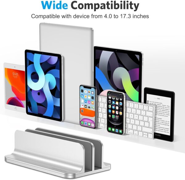 71BXmysAfEL._AC_SL1500_.jpg OMOTON [Updated Dock Version Vertical Laptop Stand, Double D...