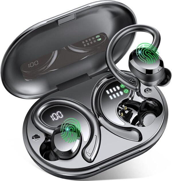 Wireless Earbuds Sport, 2025 Bluetooth 5.4 Headphones Bass H... Wireless Earbuds Sport, 2025 Bluetooth 5.4 Headphones Bass H...