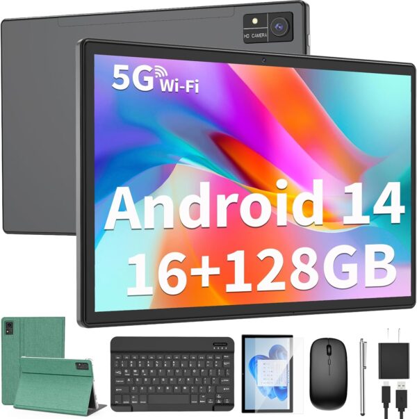 Android Tablet with Keyboard, 10 inch Android 14 Tablet, 16G... Android Tablet with Keyboard, 10 inch Android 14 Tablet, 16G...