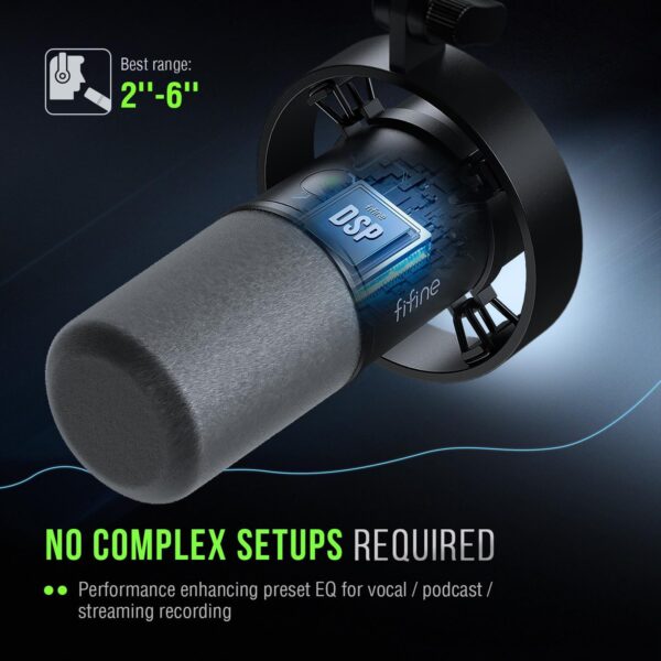 71GA1dCMQcL._AC_SL1500_.jpg FIFINE Dynamic Microphone, XLR/USB Podcast Recording PC Micr...