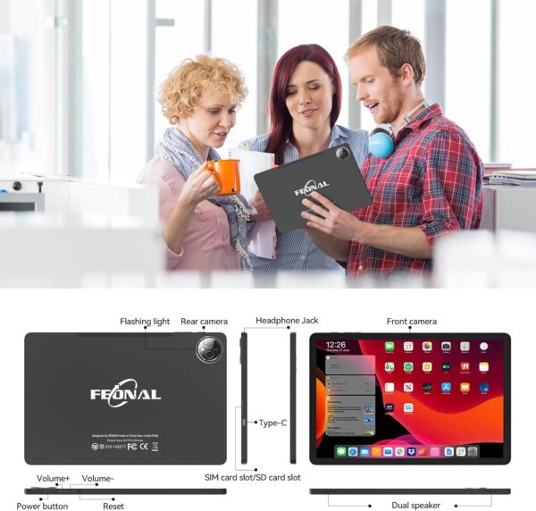 71GntCtQWL._AC_SL1500_.jpg Tablet 11 inch Android 14 Tablet, 2025 Latest Update 128GB R...