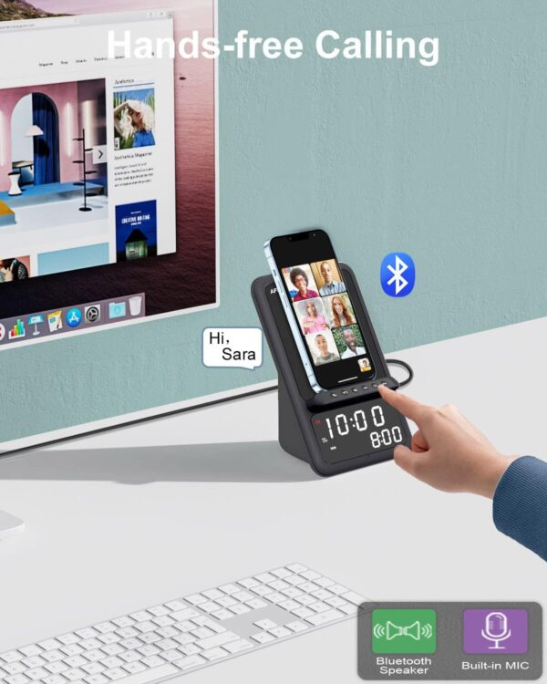 71GopRjGi4L._AC_SL1500_.jpg AFK Wireless Charging Station with Bluetooth Speaker and Ala...