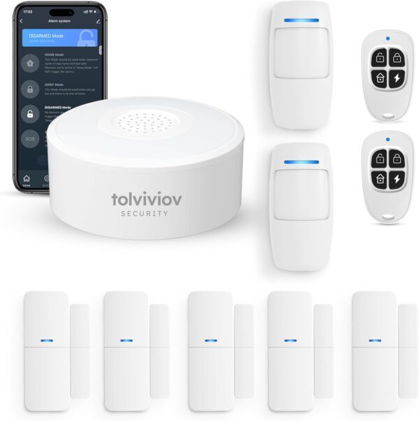 tolviviov Home Security System Wireless, DIY Door Alarm Secu... tolviviov Home Security System Wireless, DIY Door Alarm Secu...
