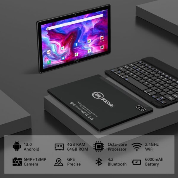 71ISTo-iaXL._AC_SL1500_.jpg 2025 Latest Android 13 Tablet, 2 in 1 Tablet 10.1 Inch, 4G C...