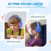 Kids Headphones with Cord for School, 85/94dB Volume Limit, ...