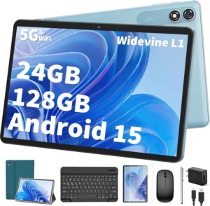 Android Tablet with Keyboard,10 inch Android 15 tablet, 24GB... Android Tablet with Keyboard,10 inch Android 15 tablet, 24GB...