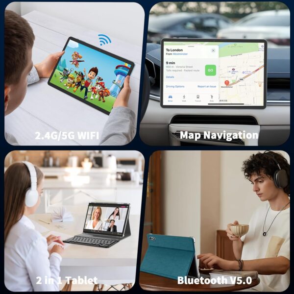 71J5HiOyyRL._AC_SL1500_.jpg 2025 Tablet, 10 inch Android 15 Tablet with Keyboard, 24GB R...