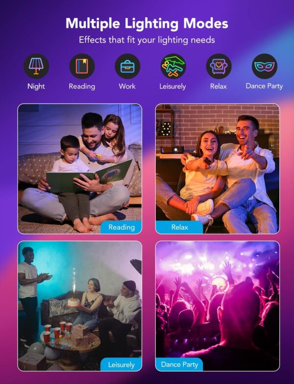 71Lfa7K9tL._AC_SL1500_.jpg Govee Smart Recessed Lighting 6 Inch, Wi-Fi Bluetooth Direct...