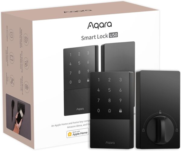 Aqara Smart Lock U50, Keyless Entry Door Lock with Apple Aqara Smart Lock U50, Keyless Entry Door Lock with Apple Hom...