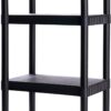 Plano 4-Shelf Plastic Storage Shelves, 48” x 23” x 14”, Plano 4-Shelf Plastic Storage Shelves, 48” x 23” x 14”, 200l...