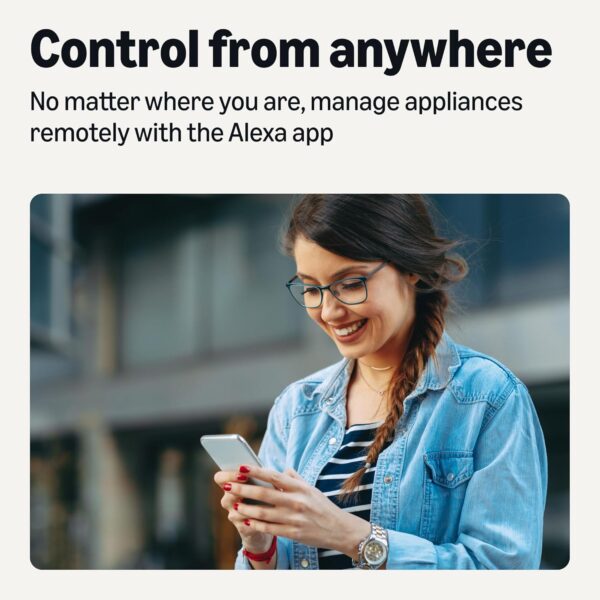 71M8OQVV3tL._AC_SL1500_.jpg Amazon Basics Smart Plug, Works with Alexa Only, 2.4 GHz Wi-...