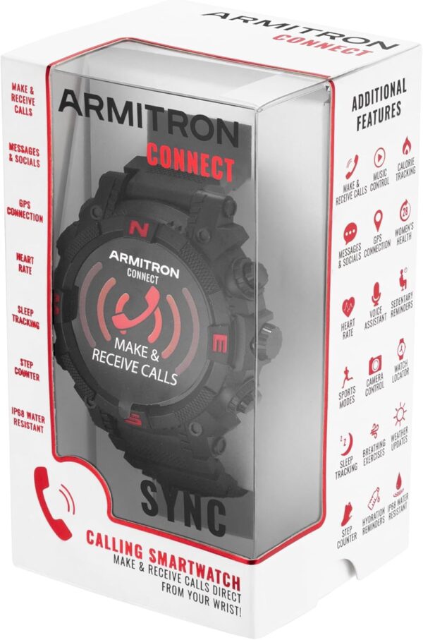 71MhkZqxNTL._AC_SL1500_.jpg Armitron Connect Sync Smartwatch, Health and Fitness Tracker...