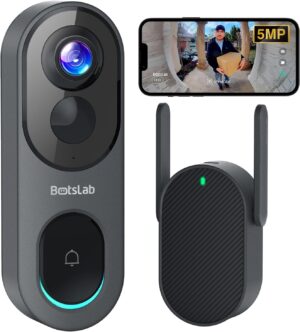 5MP Wireless Video Doorbell Camera, No Monthly Fee, 5GHz WiF... 5MP Wireless Video Doorbell Camera, No Monthly Fee, 5GHz WiF...