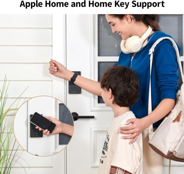 71NMc4bK9FL._AC_SL1500_.jpg Aqara Smart Lock U50, Keyless Entry Door Lock with Apple Hom...