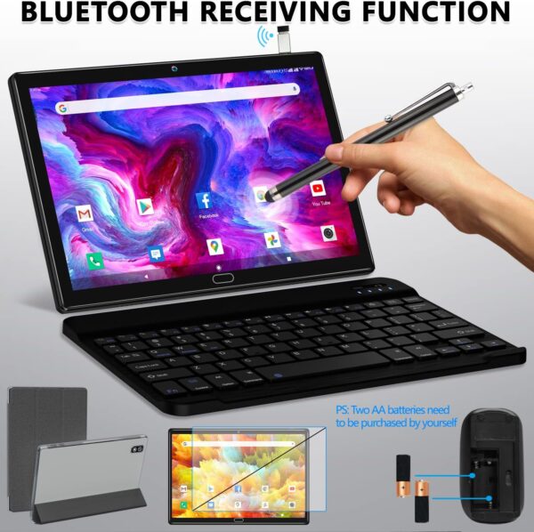 71NoCyH-MrL._AC_SL1500_.jpg 2025 Latest Android 13 Tablet, 2 in 1 Tablet 10.1 Inch, 4G C...