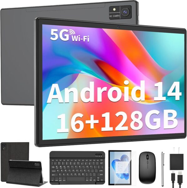 Android Tablet with Keyboard, 10 inch Android 14 Tablet, 16G... Android Tablet with Keyboard, 10 inch Android 14 Tablet, 16G...