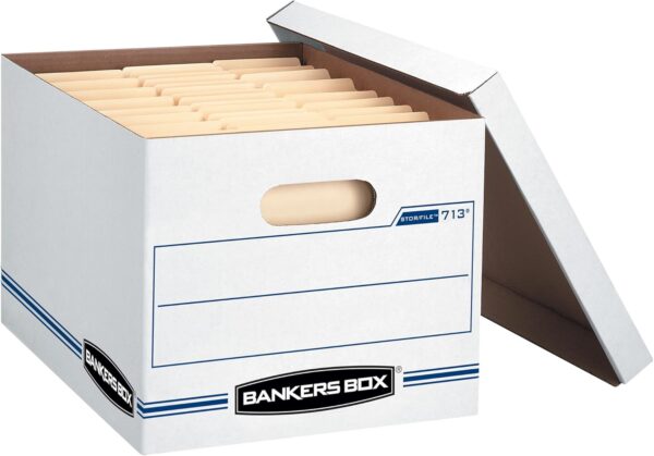 71PKECmAN3L._AC_SL1500_.jpg Bankers Box 6 Pack (0071303) STOR/FILE Basic Duty File Stora...