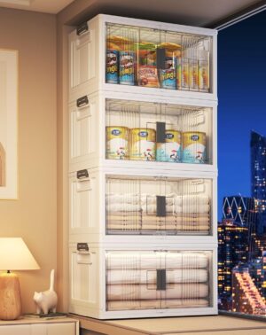 OlarHike 76QT Lockable Storage Bins with Lids - Folding Stor... OlarHike 76QT Lockable Storage Bins with Lids - Folding Stor...