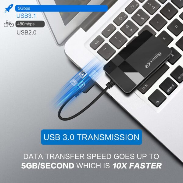 71PoslrgFCL._AC_SL1500_.jpg SmartQ C368 USB 3.0 Card Reader - Plug & Play, Compatible wi...