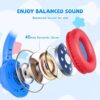 Kids Headphones with Cord for School, 85/94dB Volume Limit, ...
