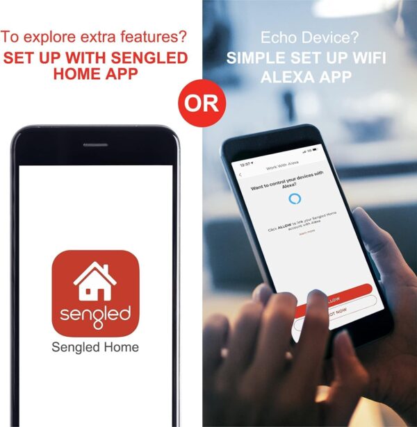 71R71-rJ9NL._AC_SL1500_.jpg Sengled Alexa WiFi Light Bulb - Smart Bulbs That Work with A...