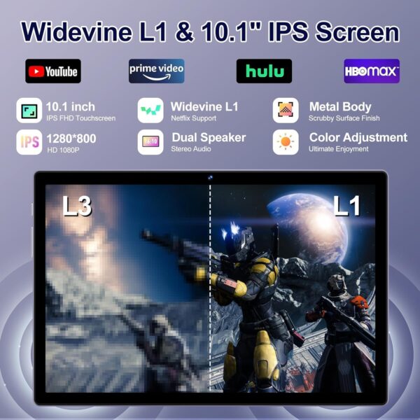 71RawBuPwWL._AC_SL1500_.jpg 2025 Android 14 Tablet 22GB RAM 128GB ROM 1TB Expand, 10.1 i...