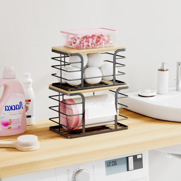 71RgqVyBouL._AC_SL1500_.jpg 2 Pack Trash Bag Holder,Wall Mount Garbage Bag Dispenser wit...