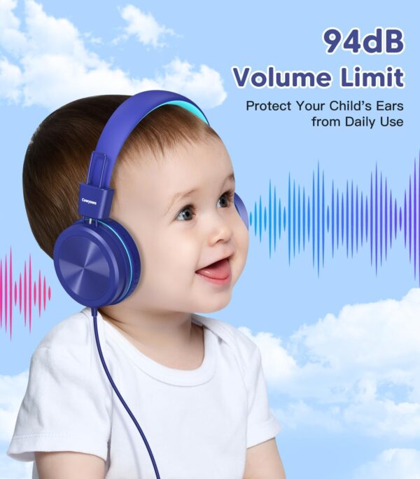 Kids Headphones, Toddler Headphones with Safe Volume Limiter...