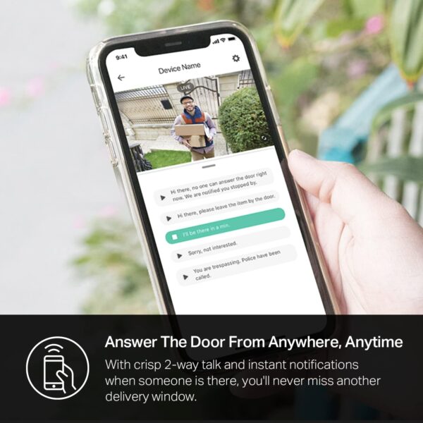 71SJs-wHJtL._AC_SL1500_.jpg Kasa Smart Video Doorbell Camera Hardwired w/ Chime, 2K Reso...