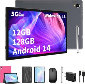 Android Tablet with Keyboard,10 inch Android 14 Tablets, 12G... Android Tablet with Keyboard,10 inch Android 14 Tablets, 12G...
