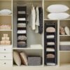 Hanging Closet Organizer and Storage, 6-Shelf Closet Hanging...
