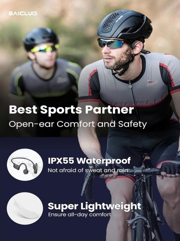 71U4xWQYzOL._AC_SL1500_.jpg Bone Conduction Headphones, 2024 Upgrade Open-Ear Wireless B...