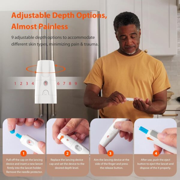 71UXTIjqsCL._SL1500_.jpg iHealth Gluco+ Wireless Smart Blood Glucose Monitor Kit with...