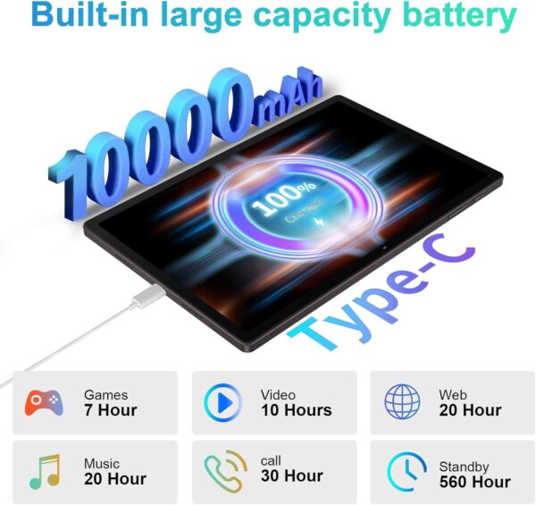 71Ug6BaQe1L._AC_SL1500_.jpg 2025 Tablet 11 Inch Screen 2K Tablet Octa-Core 2.0 GHz,16GB ...