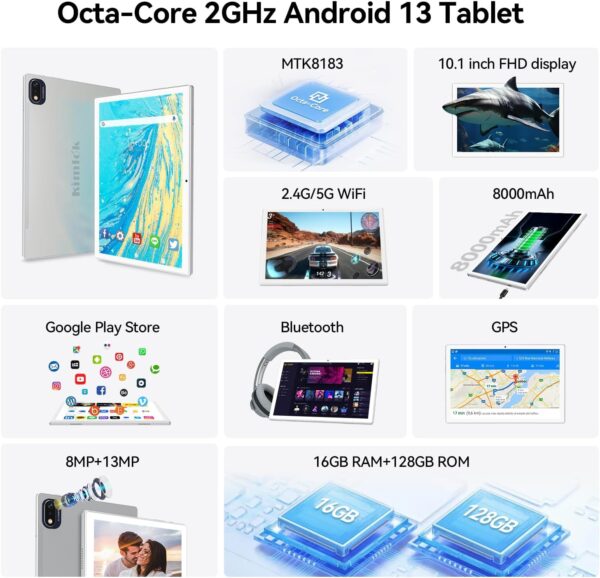 71UjmX7feWL._AC_SL1500_.jpg Android 13 Tablet 2025 Latest 10 inch Octa-Core Tableta, 128...