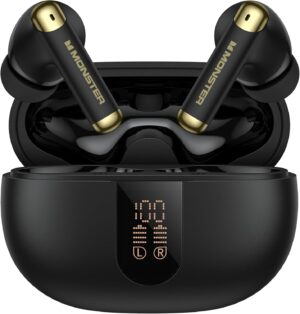 Monster N-Lite 211 Wireless Earbuds, Bluetooth 6.0 Stereo He... Monster N-Lite 211 Wireless Earbuds, Bluetooth 6.0 Stereo He...