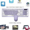 71V9aj8rDXL._AC_SL1500_.jpg Wireless Keyboard and Mouse Combo, Full-Sized Wireless Keybo...