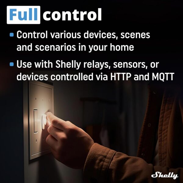 Shelly i4 Gen3 | WiFi Smart 4-digital inputs controller of S...