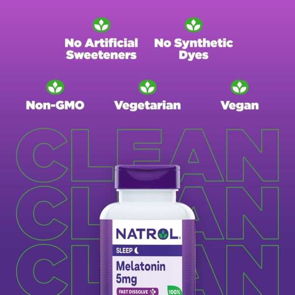 71Wci-M62mL._AC_SL1500_.jpg Natrol Melatonin 5mg Fast Dissolve Tablets, Sleep Support Su...