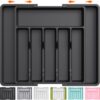Lifewit Large Silverware Drawer Organizer, Expandable Utensi...
