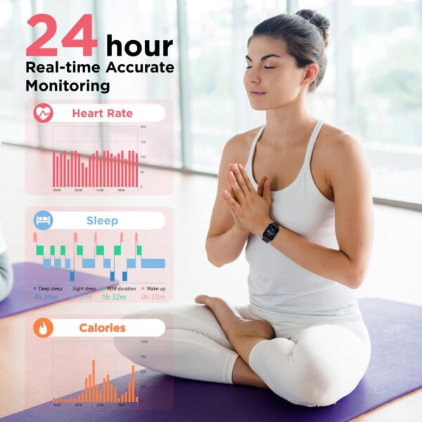 Motorola Moto Watch 70 - Health and Fitness Bluetooth Smartw...