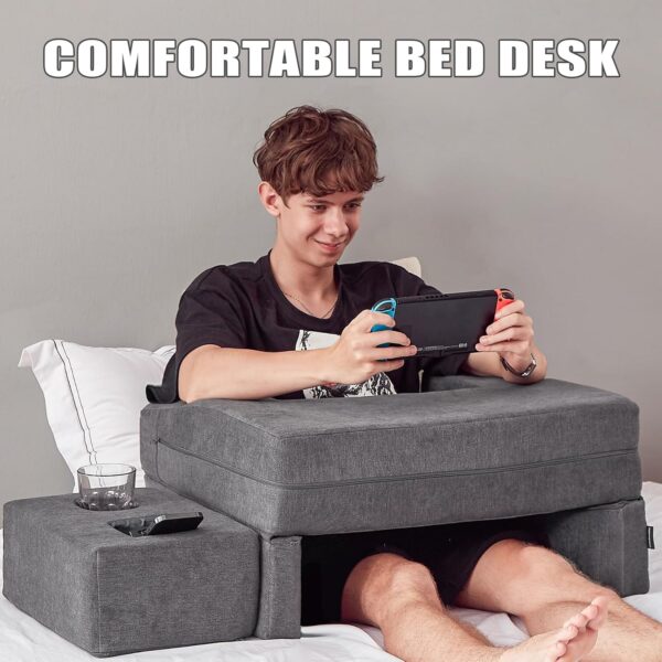 71aH8OSwQgL._AC_SL1500_.jpg Lap Desk Pillow for Laptop, Large Reading Pillow for Adult, ...