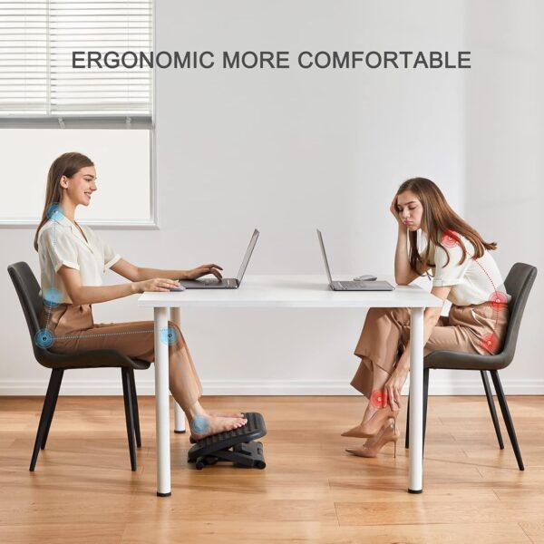 71bH1WzDIsL._AC_SL1500_.jpg HUANUO Adjustable Desk Footrest, Foot Rest for Under Desk at...