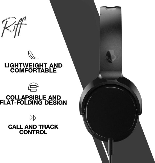 Skullcandy Riff On-Ear Wired Headphones, Microphone, Works w...