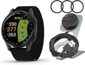 Garmin Approach S50 GPS AMOLED Golf Smartwatch (Slate Alumin... Garmin Approach S50 GPS AMOLED Golf Smartwatch (Slate Alumin...